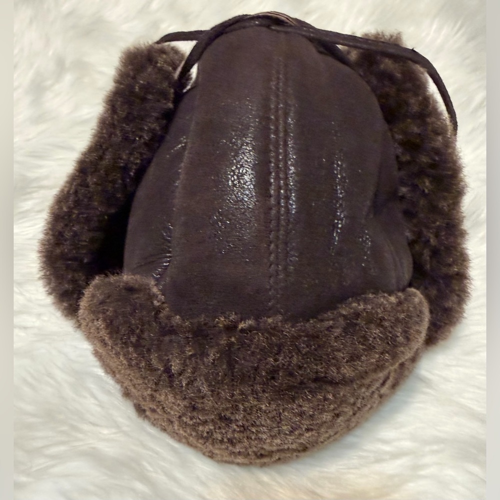 Zavelio NWT Sheepskin Ear Flap Aviator Hat - Picture 6 of 9